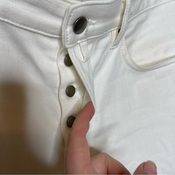 THOM SWEENEY Selvedge Five Pocket slim-leg jeans in White 30x27 - Picture 11 of 11